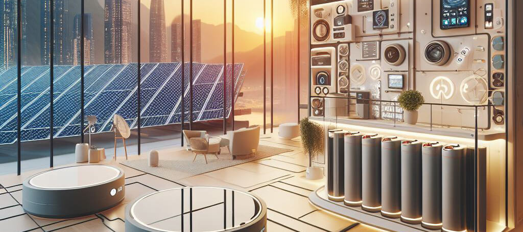 home solar panels and battery storage